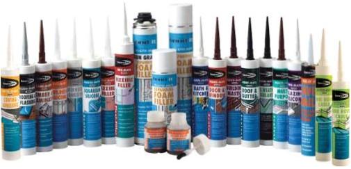 Silicones, cleaners & fixings
