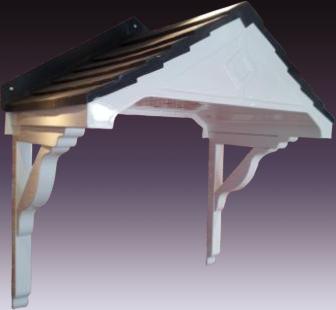 Venus V and Venus Flat Dual Pitched GRP Canopies