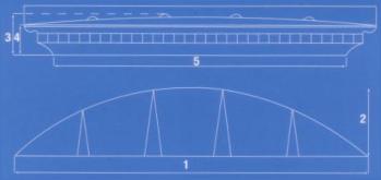 Augustus Bow Window Canopy and Baseboard