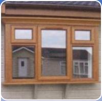 Square Bay Window GRP Canopy